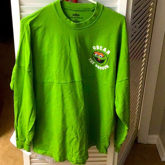 Oscar the Grouch Sesame Place Spirit Jersey - Picture 1 of 2